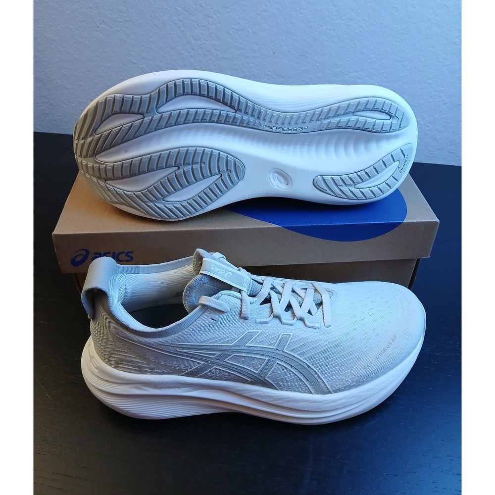 ASICS Gel-Nimbus 27 Womens Running Shoes Lake Grey Sage 1012B753-301 Size 8.5 - Picture 8 of 10